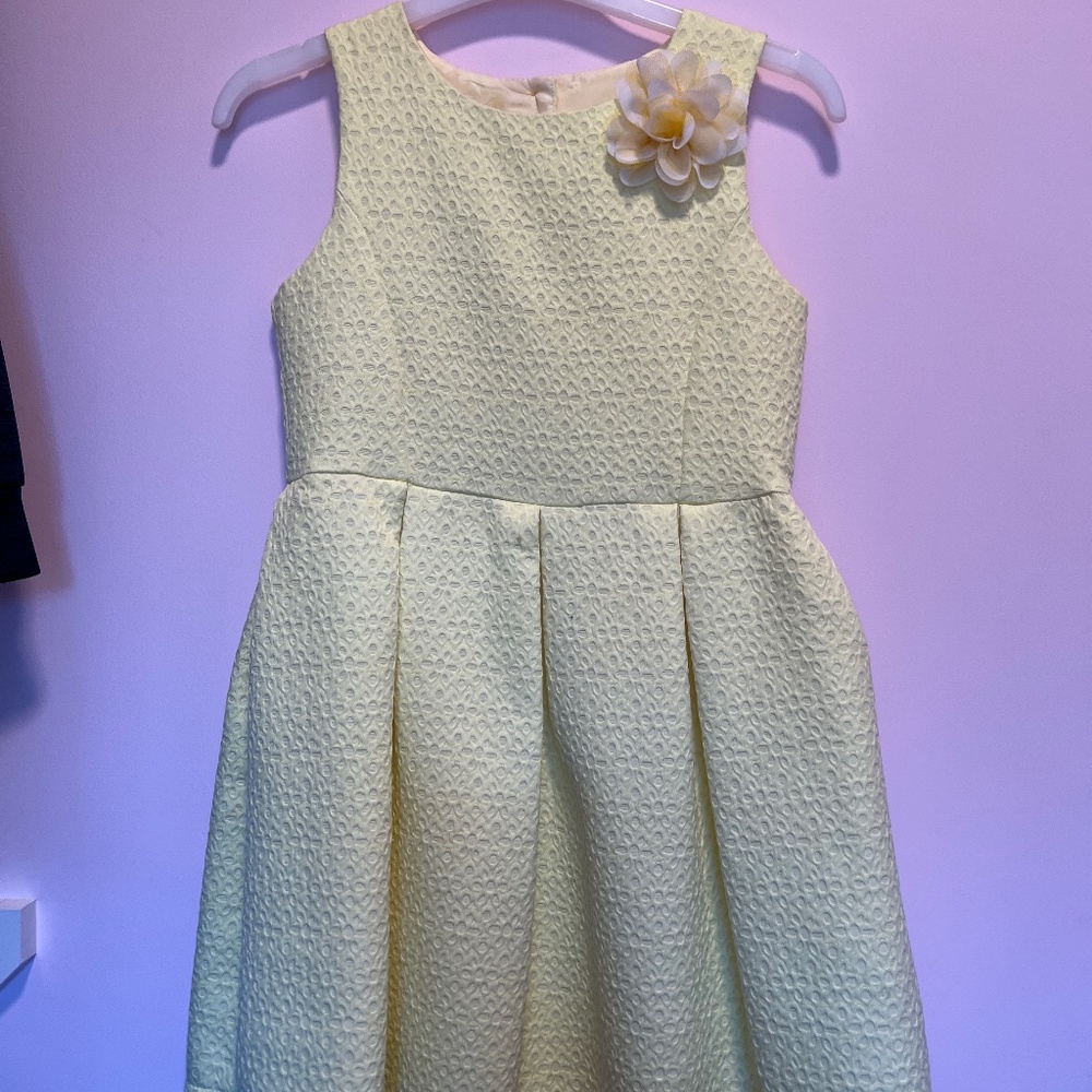 Yellow flower dress